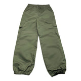 GOLDEN GOOSE pantalone tinta unita con elastico in vita Verde per Bambina GKP02049P VERDE GOLDEN GOOSE 