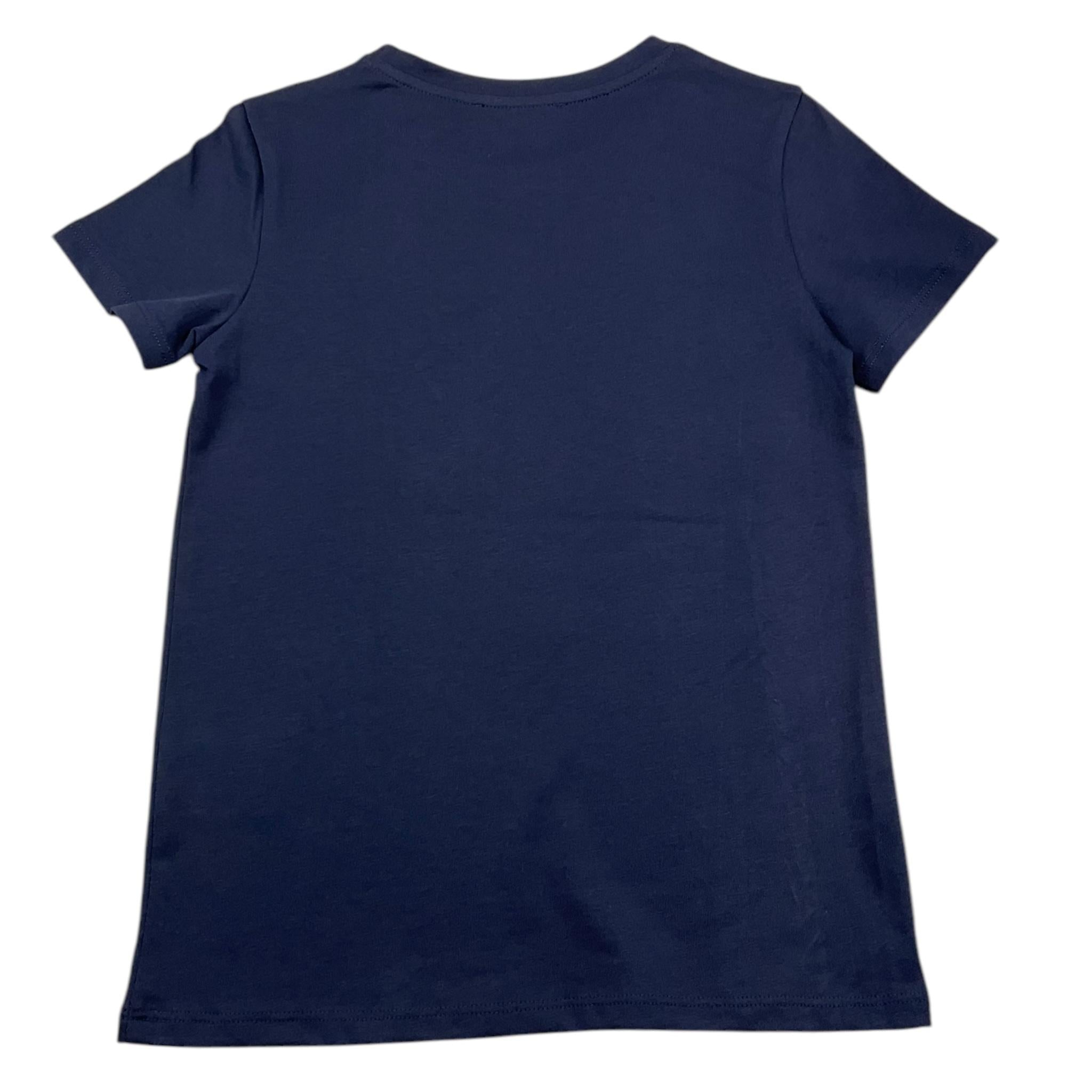 TRUSSARDI t-shirt girocollo tinta unita con logo Blu per Bambino TGA25002TS BLU TRUSSARDI 