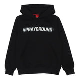 SPRAYGROUND felpa chiusa con cappuccio tinta unita con logo Nero per Bambino SPY1161BLK NERO SPRAYGROUND 