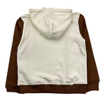 TRUSSARDI felpa chiusa con cappuccio tinta unita con maniche in contrasto Panna per Bambino TBA25031FE PANNA TRUSSARDI 