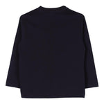 IL GUFO shirt girocollo tinta unita con stampa Blu per Bambino A24TA350MF002J BLU IL GUFO 