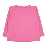 Liu Jo Shirt Tinta Unita Girocollo con Brillantini per Neonata KF4029X ROSA LIU JO 
