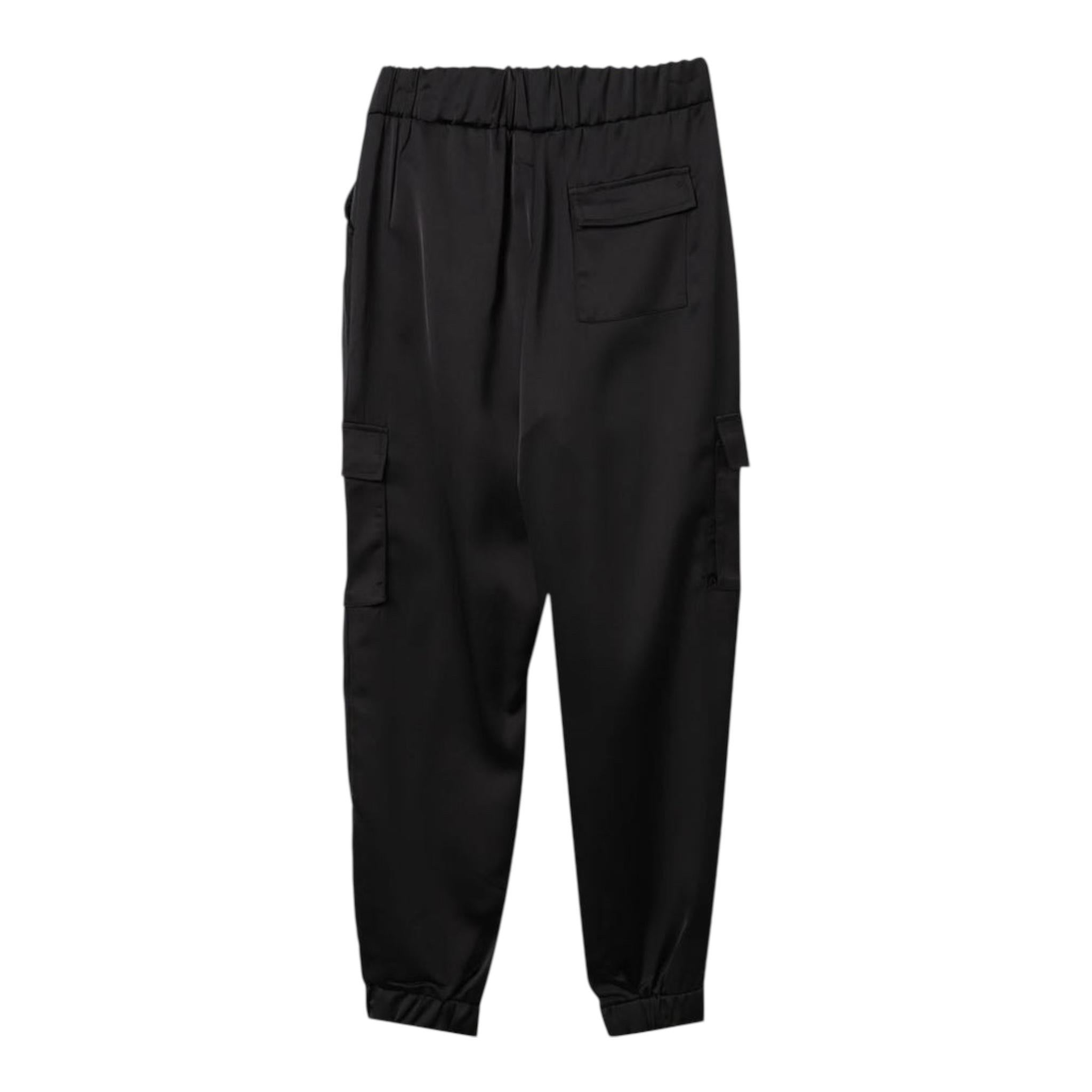 PATRIZIA PEPE pantalone tinta unita con elastico in vita Nero per Bambina 7P0334XX NERO PATRIZIA PEPE 