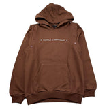 DANIELE ALESSANDRINI felpa tinta unita con cappuccio e stampa Marrone per Bambino 1231F00034XX MARRONE DANIELE ALESSANDRINI 