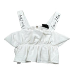 Marc Ellis Top Tinta Unita con Balze per Bambina JMJTP16483 BIANCO MARC ELLIS 