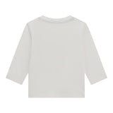 GUESS shirt girocollo tinta unita con stampa in contrasto Bianco per Neonato N4BI11I3Z4 BIANCO GUESS 