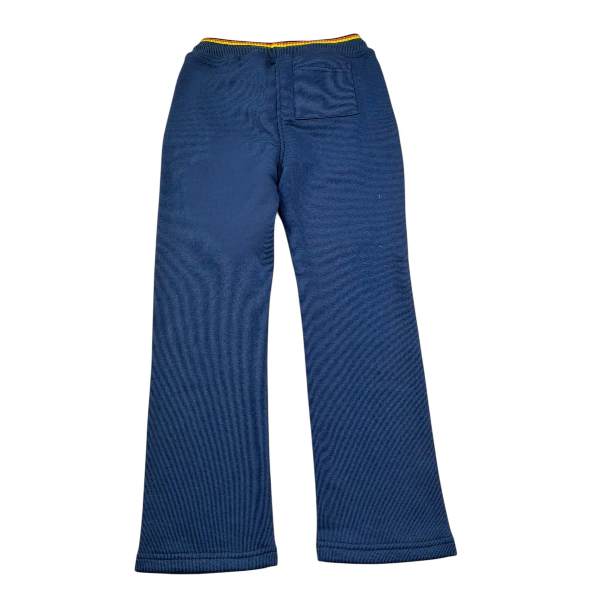 K-Way Pantalone Tinta Unita con Logo per Bambino K4146CW BLU K-WAY 