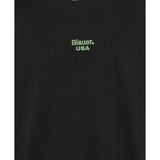 Blauer Felpa Tinta Unita con Stampa E Cappuccio per Neonato 25SBLKF08561 NERO BLAUER 