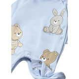 Mayoral Tutina Manica Lunga tinta unita con Stampe Azzurro per Neonato 1709 AZZURRO MAYORAL 