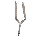 Le Bebe' Bretelle Tinta Unita con Fantasia per Neonato LBB5396 BISCOTTO LE BEBE' 