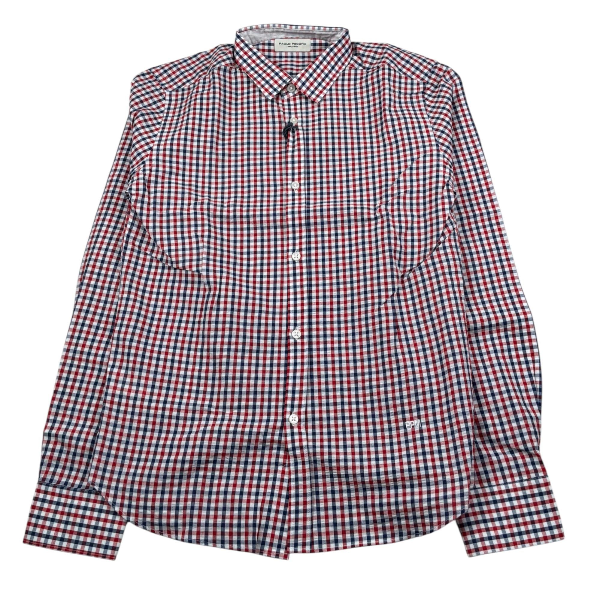 Paolo Pecora Camicia Manica Lunga Fantasia Quadretti per Bambino PP1838 MULTICOLOR PAOLO PECORA 