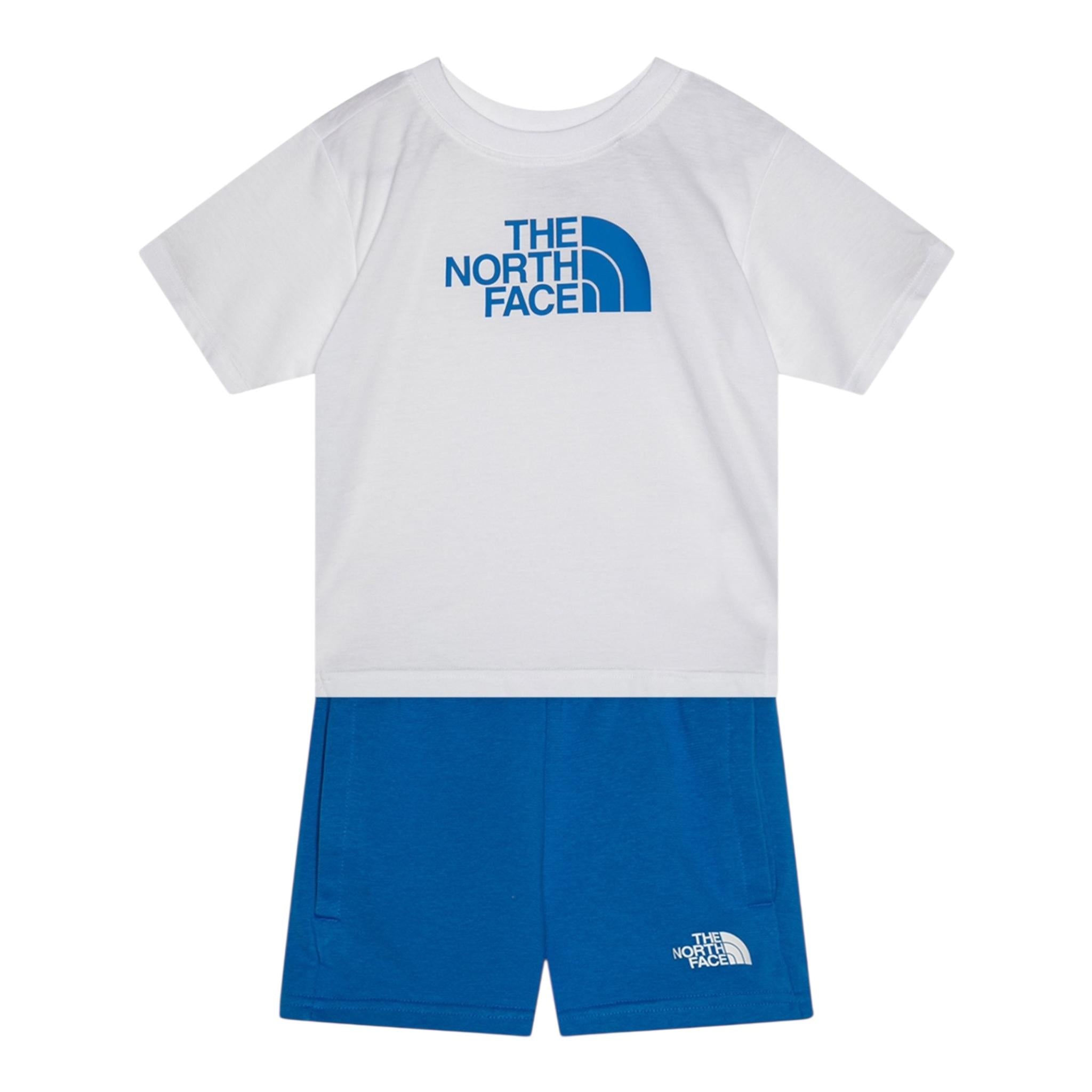 The North Face Completo 2 Pezzi T-Shirt-Bermuda  per Bambino NF0A8ANUTL4X BIANCO/COBALTO THE NORTH FACE 