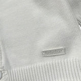 Lalalu' Cardigan Tinta Unita con Logo per Neonata MGL1P BIANCO LALALU' 