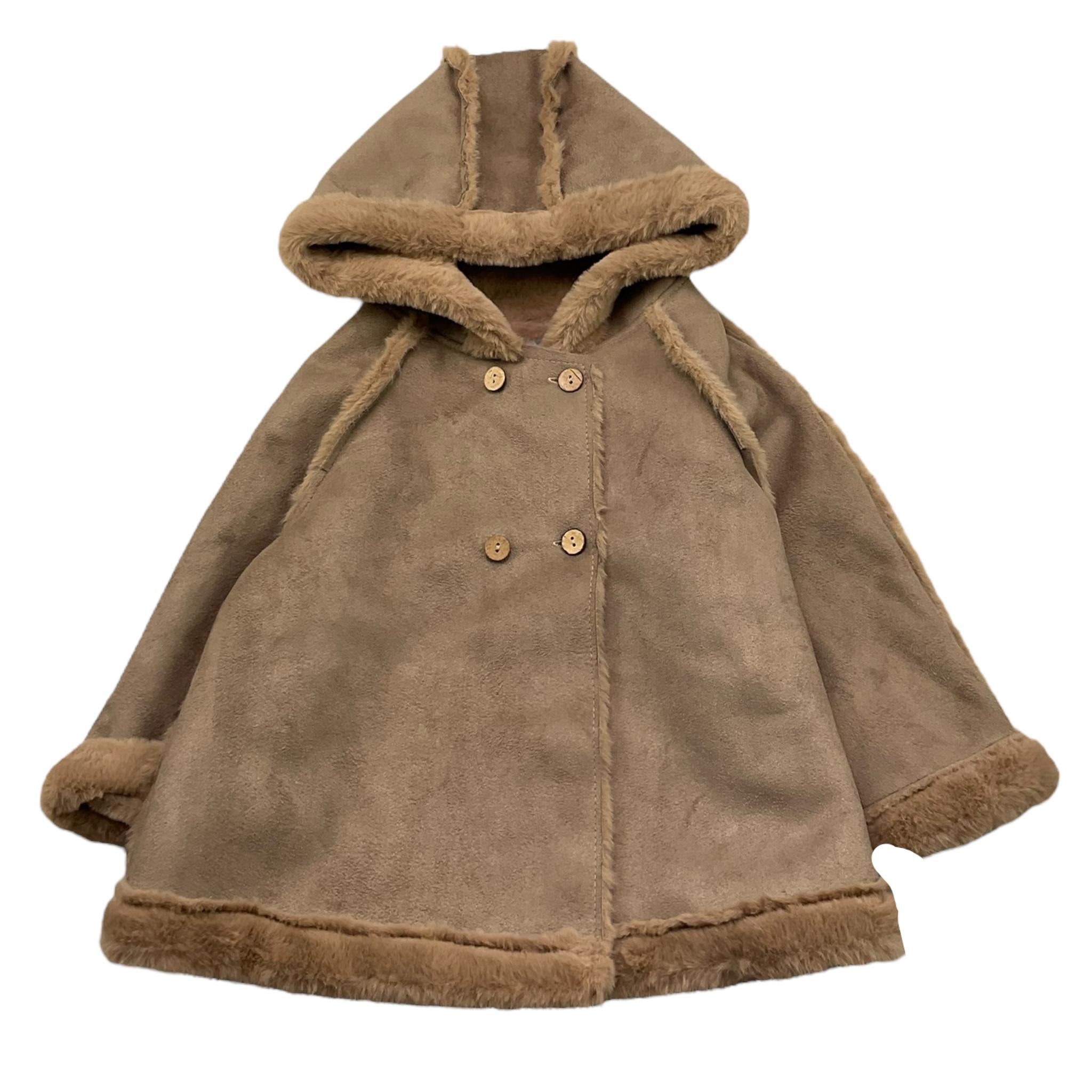 MAC ILUSIO'N cappotto tinta unita con cappuccio Beige per Bambino 9107 BEIGE MAC ILUSIO'N 