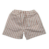 Siviglia Bermuda con Elastico In Vita Fantasia A Righe per Neonato SVNSO17307 BEIGE SIVIGLIA 