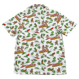 Moschino Camicia Mezza Manica Tinta Unita con Stampe per Bambino MUX01X BIANCO MOSCHINO 