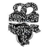 Versace 2-teiliger Bandeau-Badeanzug in Weiß/Schwarz für Mädchen