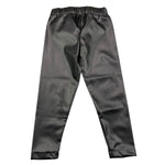 EMC pantalone in ecopelle tinta unita con elastico in vita Nero per Bambina BZ7111 NERO EMC 