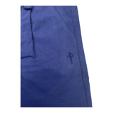 Cesare Paciotti Einfarbige Hose mit elastischer Taille Blau für Neugeborene
