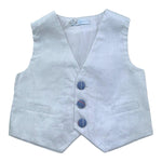 Manuel & Frank Gilet Tinta Unita per Neonato FIJDID BIANCO MANUEL & FRANK 