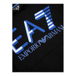 EMPORIO ARMANI felpa tinta unita con cappuccio e stampa Nero per Bambino 6RBM64 NERO EMPORIO ARMANI 