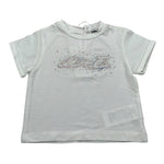 M+E' T-Shirt Girocollo tinta unita con Brillantini Panna per Neonata UE1817N PANNA M+E' 