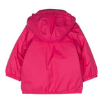 K-WAY giubbino tinta unita con cappuccio Fuxia per Bambina K6115FWAXXX FUXIA K-WAY 