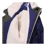 K-WAY giubbino tinta unita con cappuccio in contrasto Blu per Neonato K61157W BLU K-WAY 