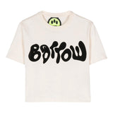 Barrow Kids T-Shirt Crop Model Einfarbig Creme Für Mädchen