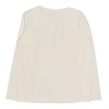 Liu Jo Shirt Girocollo Tinta Unita con Stampa Brillantinata per Bambina GF4093 BIANCO LIU JO 
