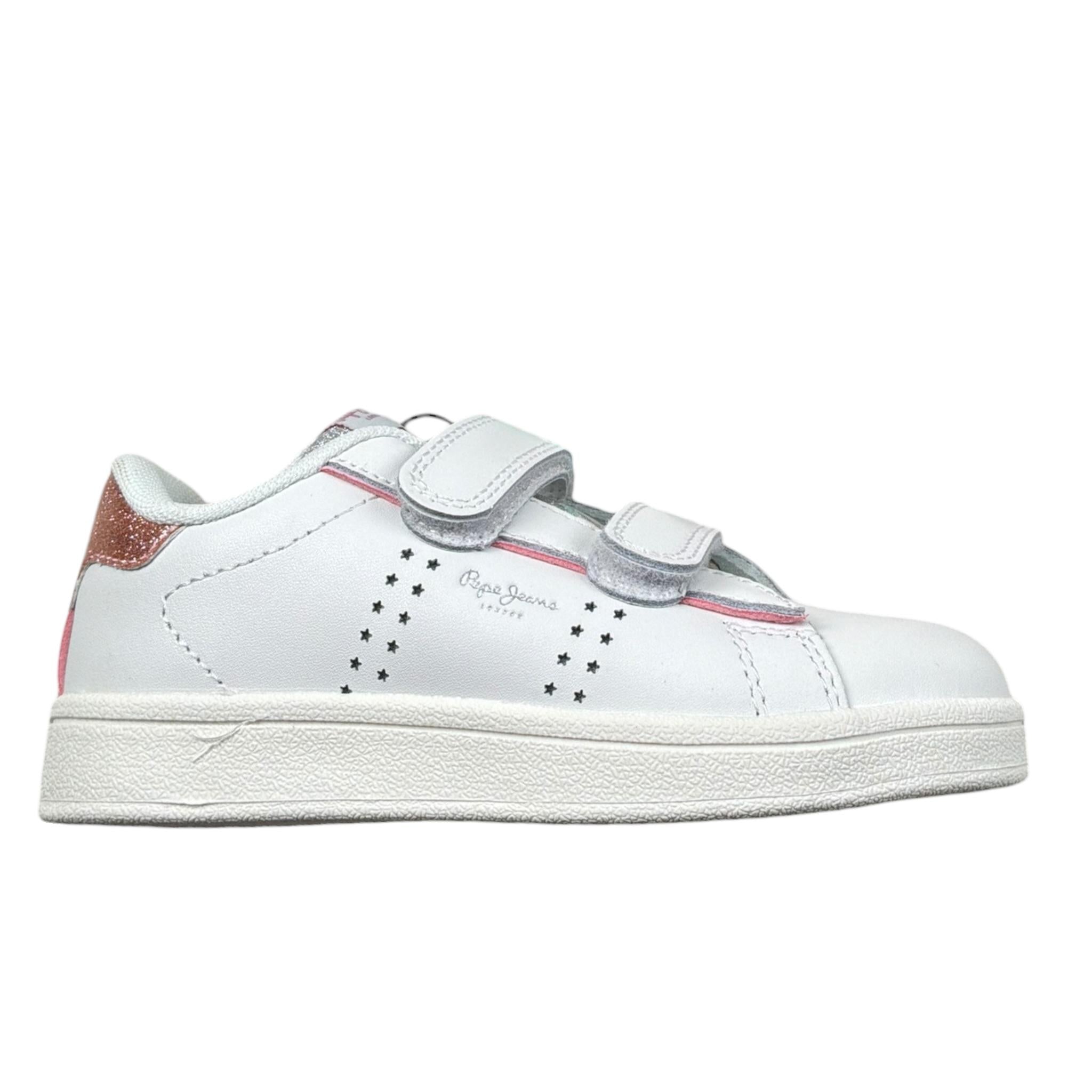 Pepe Feamo Sneakers Tinta Unita con Strappi per Neonata PGS30601N BIANCO PEPE FEAMO 