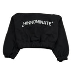 Hinnominate Felpa Tinta Unita con Stampa E Cappuccio per Bambina 3641FY00031 NERO HINNOMINATE 