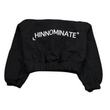 Hinnominate Felpa Tinta Unita con Stampa E Cappuccio per Bambina 3641FY00031 NERO HINNOMINATE 