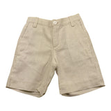 Amaya Bermuda Tinta Unita con Fantasia A Righe per Bambino 593520 BIANCO AMAYA 