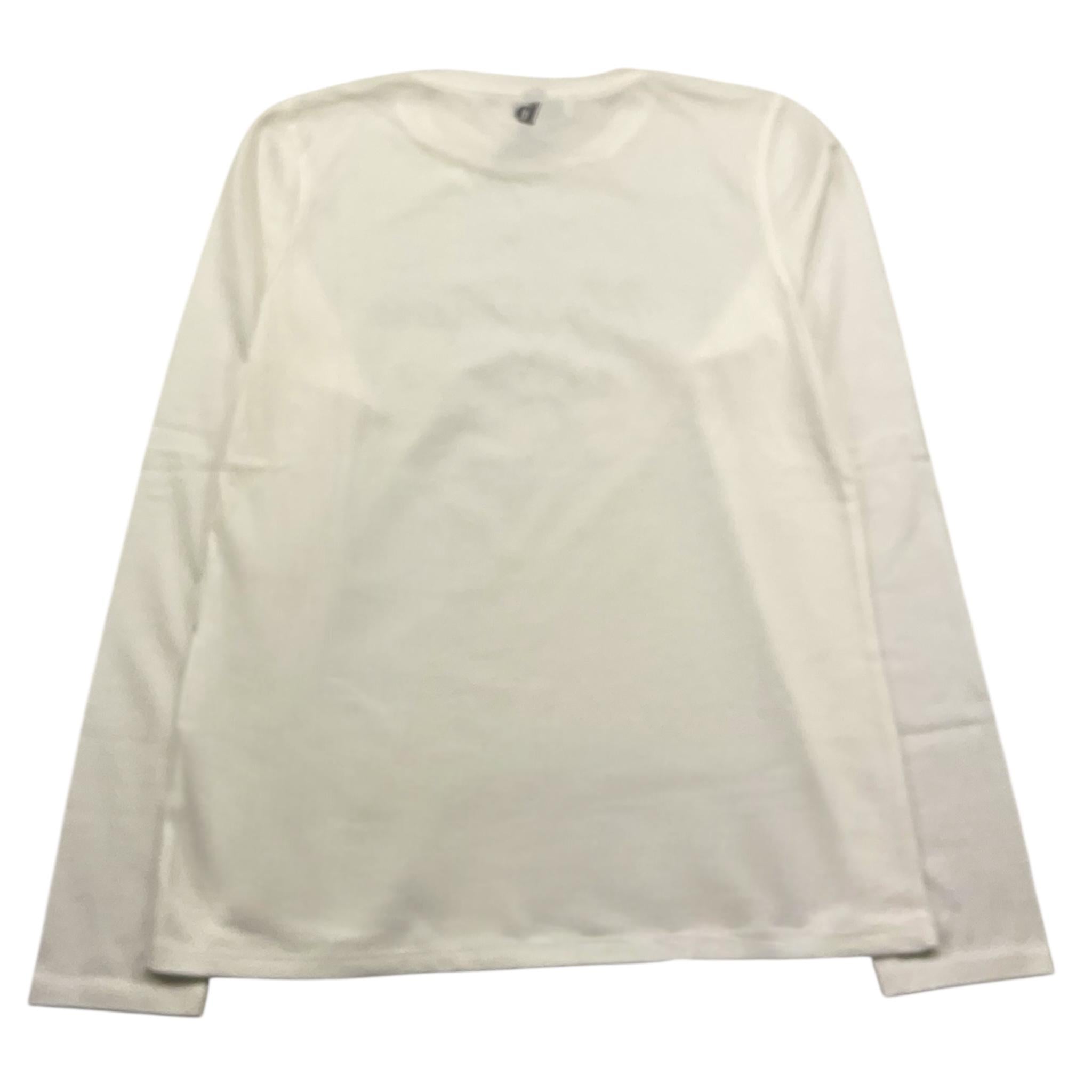 DIXIE shirt girocollo tinta unita con stampa Panna per Bambina SHDI PANNA DIXIE 