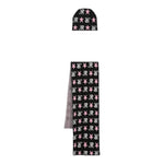 JOHN RICHMOND set sciarpa-cappello tinta unita logato Nero per Bambina RGA24022HSX NERO JOHN RICHMOND 