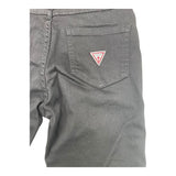 Guess Schlichte Hose mit verstellbarer Taille Schwarz für Mädchen