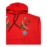 JOHN RICHMOND maglia tinta unita con cappuccio e ricami Arancione per Bambina RGA25128MA ARANCIONE JOHN RICHMOND 