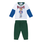 Guess Completo 2 Pezzi Shirt-Bermuda per Neonato I5RG04K8HM4 VERDE GUESS 