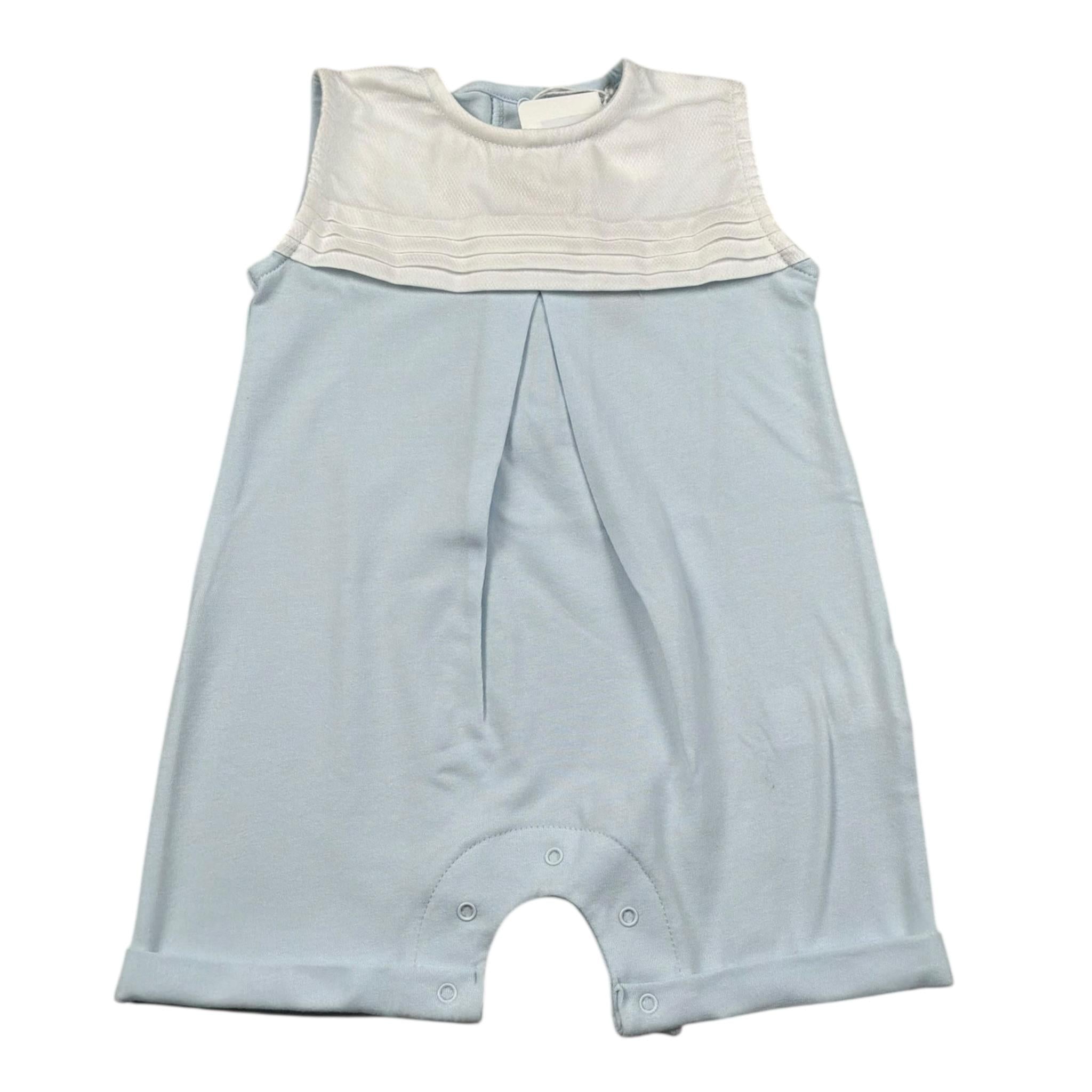 Coccode Pagliaccetto Giromanica Tinta Unita per Neonato C55134 AZZURRO COCCODE 