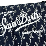 Saint Barth Pochette Tinta Unita con Stampa per Bambina 00560L BLU SAINT BARTH 