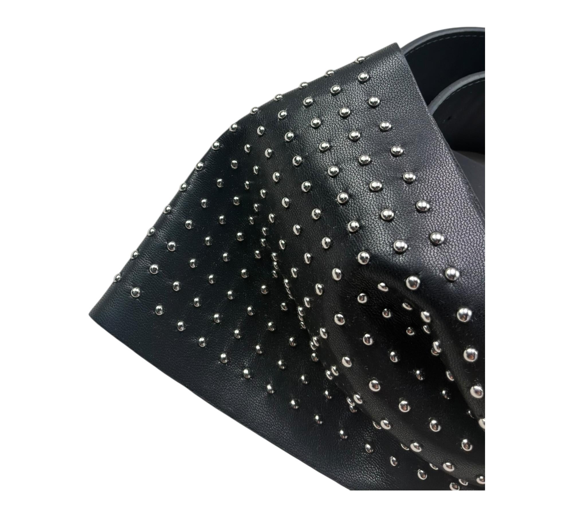 John Richmond Cintura Tinta Unita con Applicazioni per Bambina RGP2671CI NERO JOHN RICHMOND 