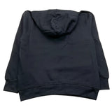 DIADORA felpa chiusa con cappuccio tinta unita con stampa in contrasto Nero per Bambino F4DIJBHS002 NERO DIADORA 