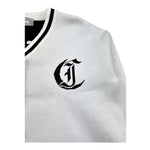 Just Cavalli Cardigan Tinta Unira con Logo per Bambina JGP26168CD BIANCO JUST CAVALLI 