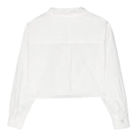 TWINSET camicia tinta unita con cravatta Bianco per Bambina 242GJ2130 BIANCO TWINSET 