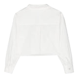 TWINSET camicia tinta unita con cravatta Bianco per Bambina 242GJ2130 BIANCO TWINSET 