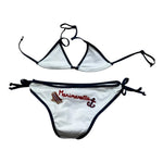Saint Barth Costume 2 Pezzi Triangolo-Slip per Bambina 00663L BIANCO SAINT BARTH 