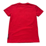John Richmond T-Shirt Girocollo Tinta Unita con Stampa per Bambino RBP26141TS ROSSO JOHN RICHMOND 