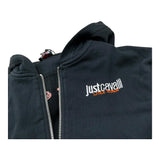 Just Cavalli Felpa Tinta Unita con Zip E Cappuccio per Bambino JBP26148FE NERO JUST CAVALLI 