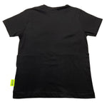 ICON t.shirt girocollo tinta unita con logo Nero per Bambino IBKS00340 NERO ICON 